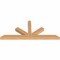Ekena Millwork Saratoga Timber Gable Bracket, Western Red Cedar, 96"W x 40"H x 5 1/2"D x 5 1/2"F, 10/12 Pitch GBW096X40X0606SAR00SWR - alternate 2